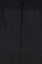 Product shot of the Zara Wide Leg Pant - Black in colour Black, showing detail