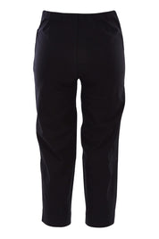 Product shot of the Zara Pant in colour Black (Black), from the back