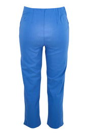 Product shot of the Zara Pant - Blue in colour Blue, from the back