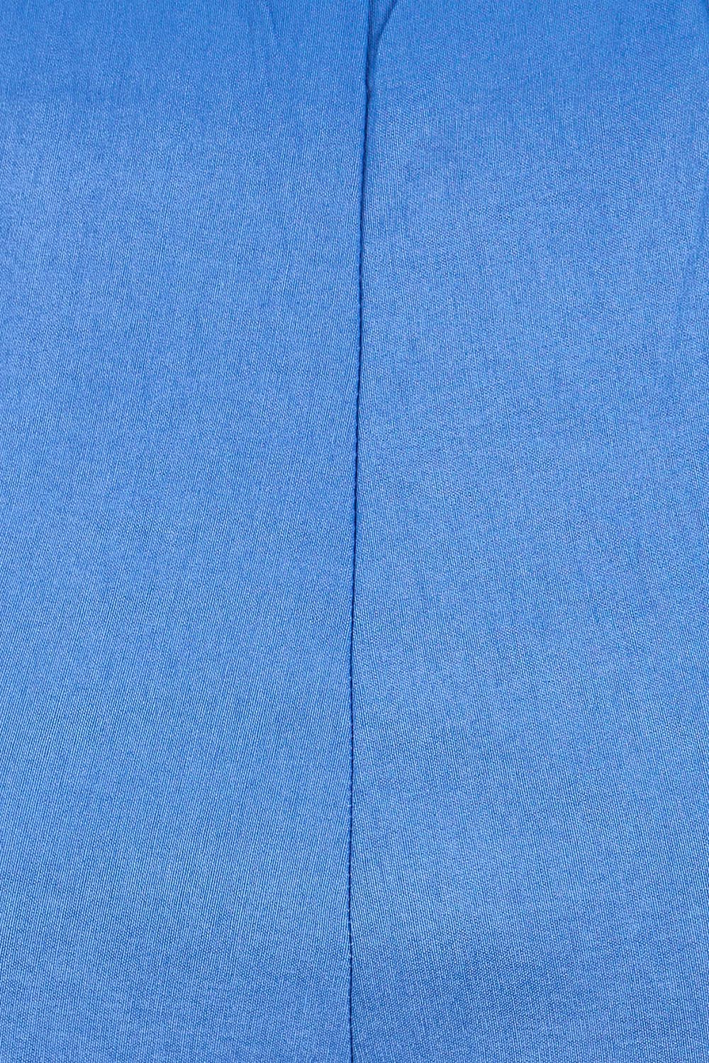 Product shot of the Zara Pant - Blue in colour Blue, showing detail