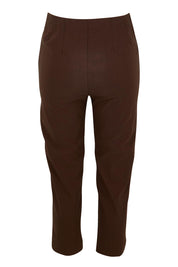 Product shot of the Zara Pant in colour Coffee, from the back