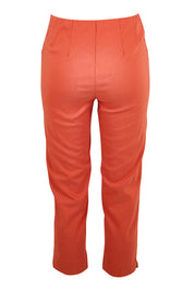 Product shot of the Zara Pant - Ginger in colour Ginger, from the back