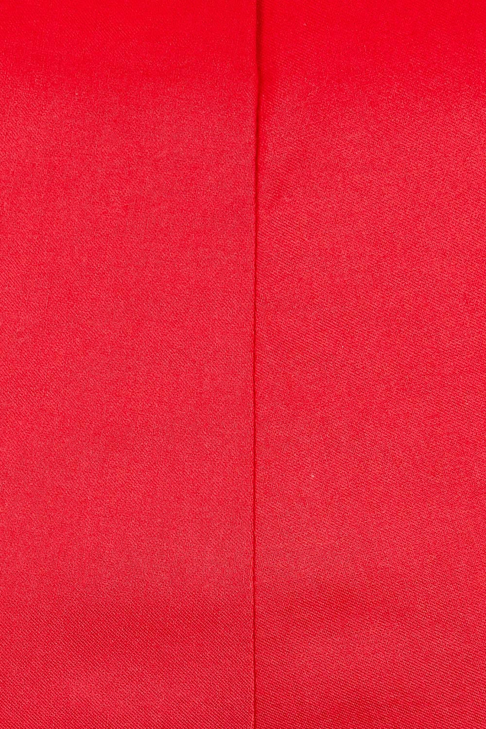 Product shot of the Zara Pant - Red in colour Red, showing detail