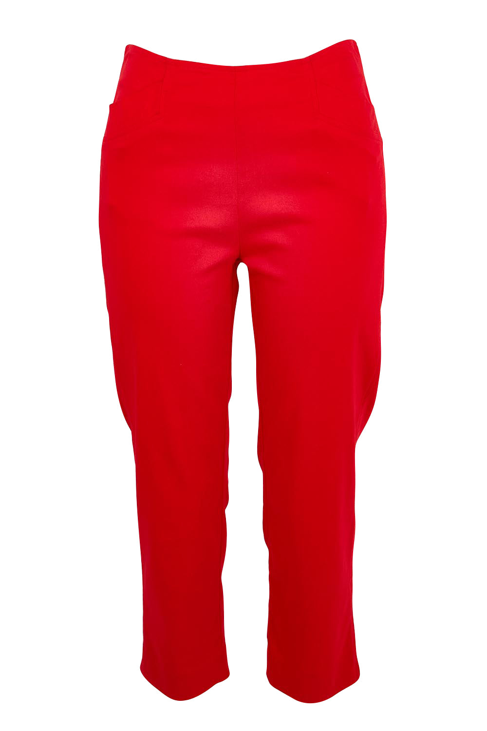Product shot of the Zara Pant - Red in colour Red, from the front
