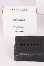 A model wearing size OneSize of the Activated Charcoal Cleanse Bar in colour Black (Black), from the front, showing the whole outfit