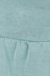 Product shot of the Cotton Jersey Pull On Jogger – Sage in colour Sage, showing detail