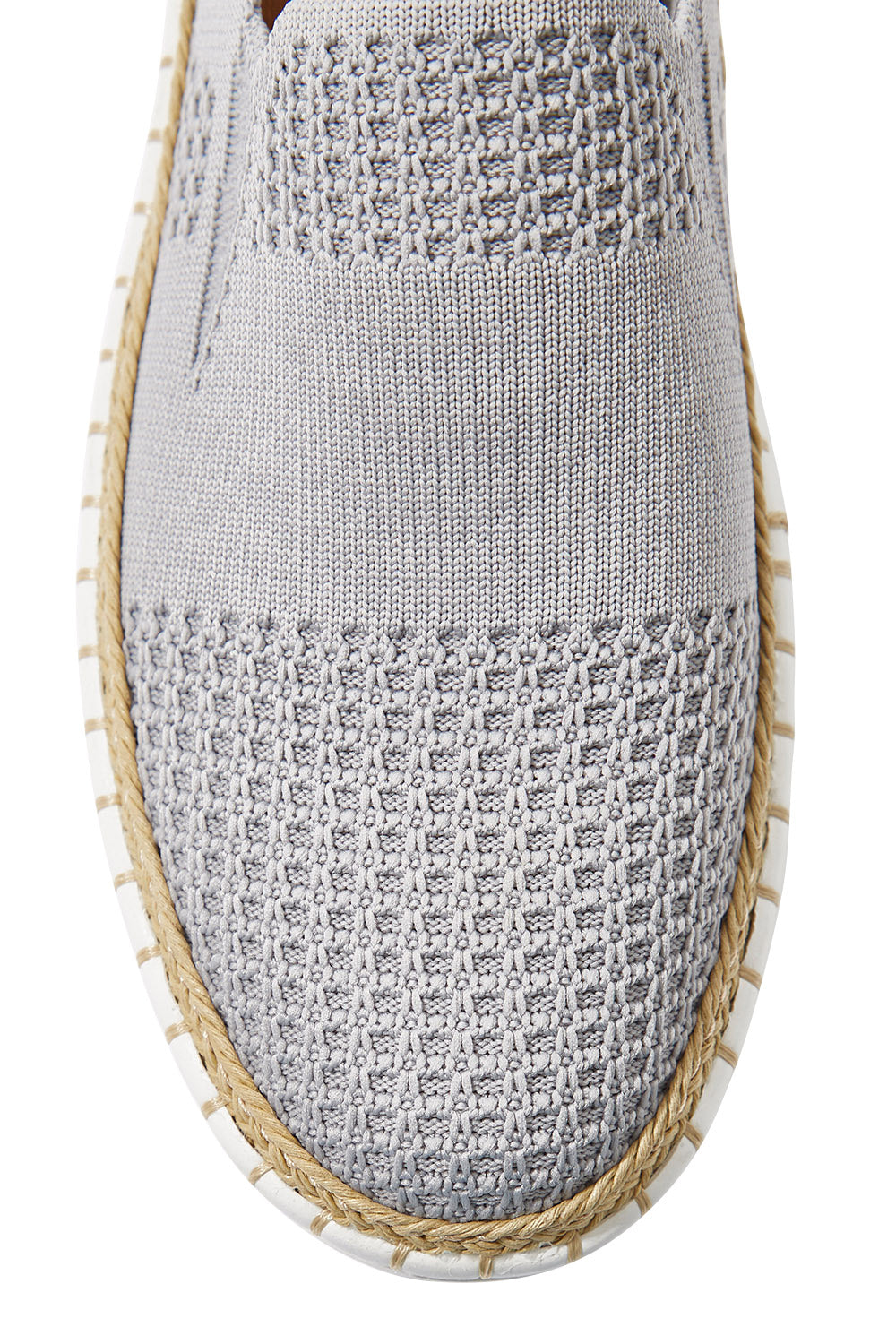 Product shot of the Queen Stretch Flat in colour Grey (Grey), detail
