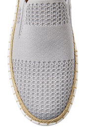 Product shot of the Queen Stretch Flat in colour Grey (Grey), detail