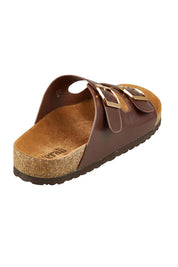 Product shot of the Xylo Slide in colour Chocolate, from the back