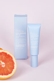 A model wearing size OneSize of the Good Morning SPF 50+ in colour Morning (Blue), from the front, showing the whole outfit