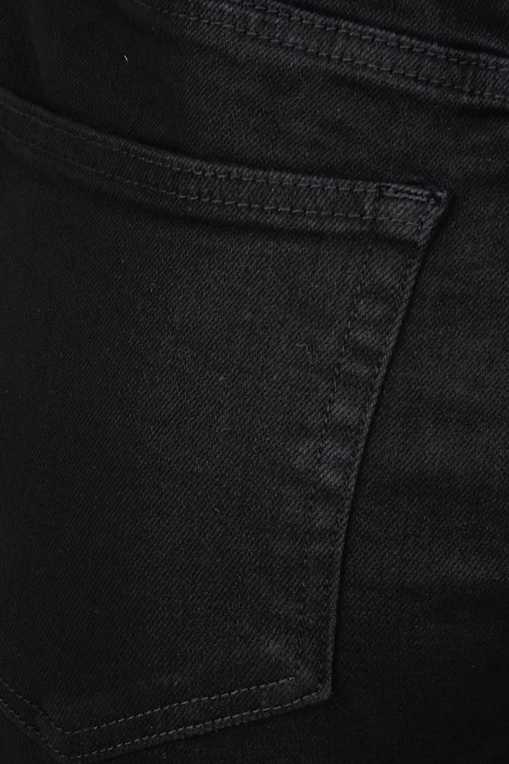 Ava High-Waisted Straight Leg Jean - Black