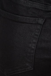 Ava High-Waisted Straight Leg Jean - Black