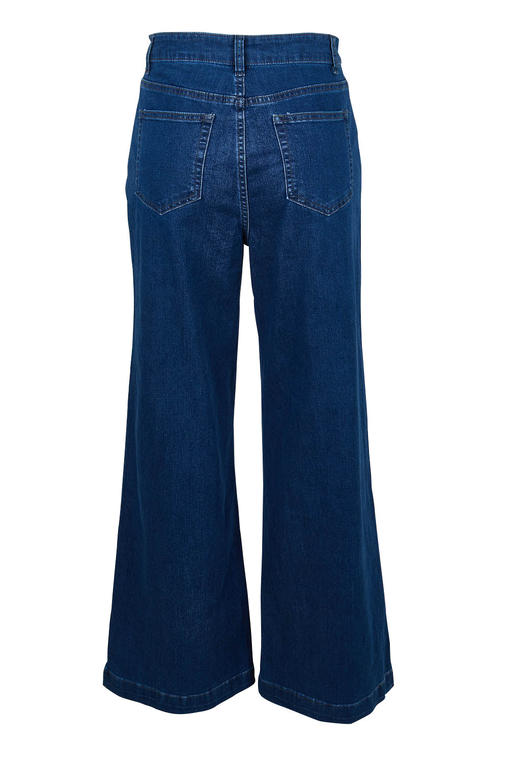Preloved Hayley High-Waisted Wide Leg Jean - Darkdenim