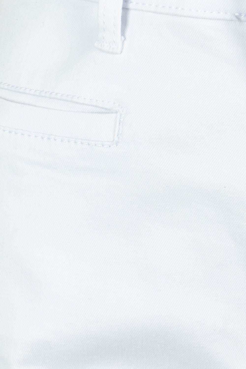Product shot of the Hayley Highin colourWaisted Wide Leg Jean - White (White), detail