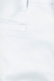 Product shot of the Hayley Highin colourWaisted Wide Leg Jean - White (White), detail