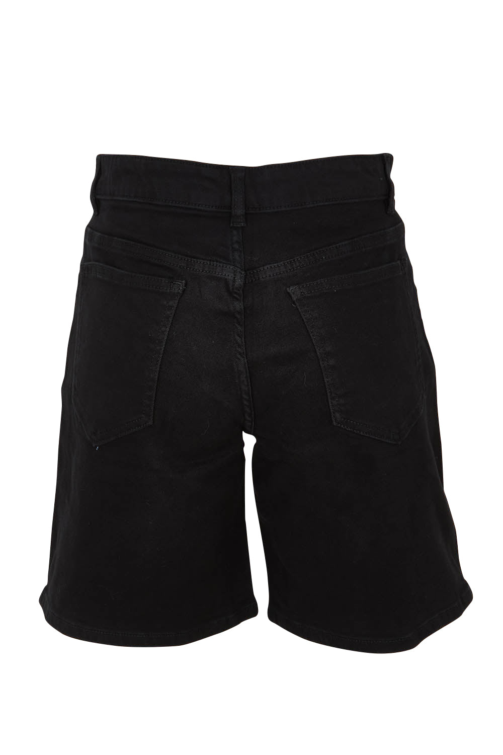 Product shot of the Kate Highin colourWaisted Shorts - Black (Black), from the back