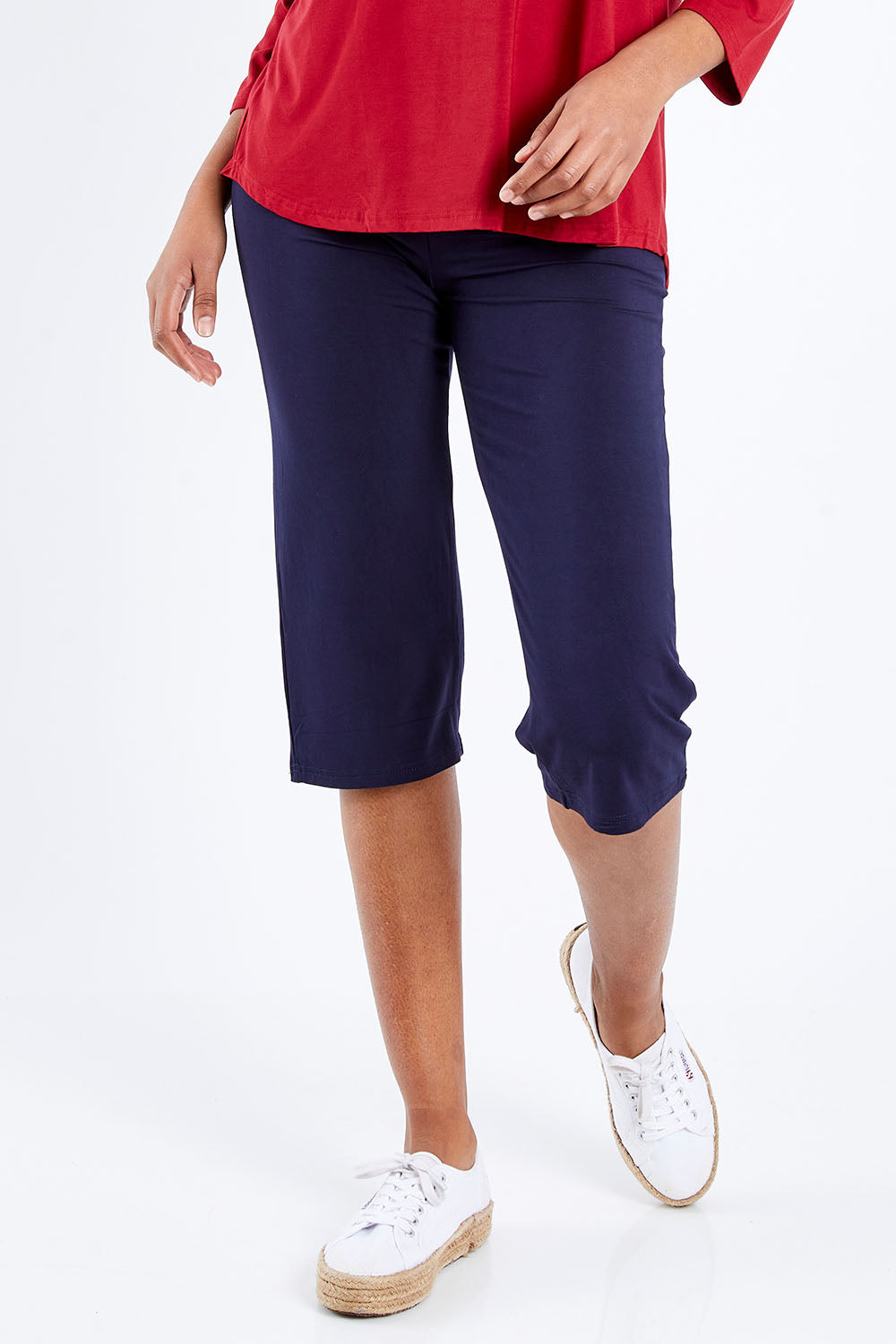 Preloved 3/4 Bamboo Pants - Dnavy