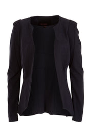 Product shot of the Persuit Jacket in colour Navy (Blue), from the front