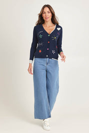 Good Energy Cotton Cashmere Cardi – Denim