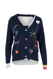 Good Energy Cotton Cashmere Cardi – Denim