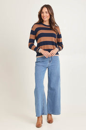 Stripe Clash Cotton Cashmere Crew Knit – Dkdenim