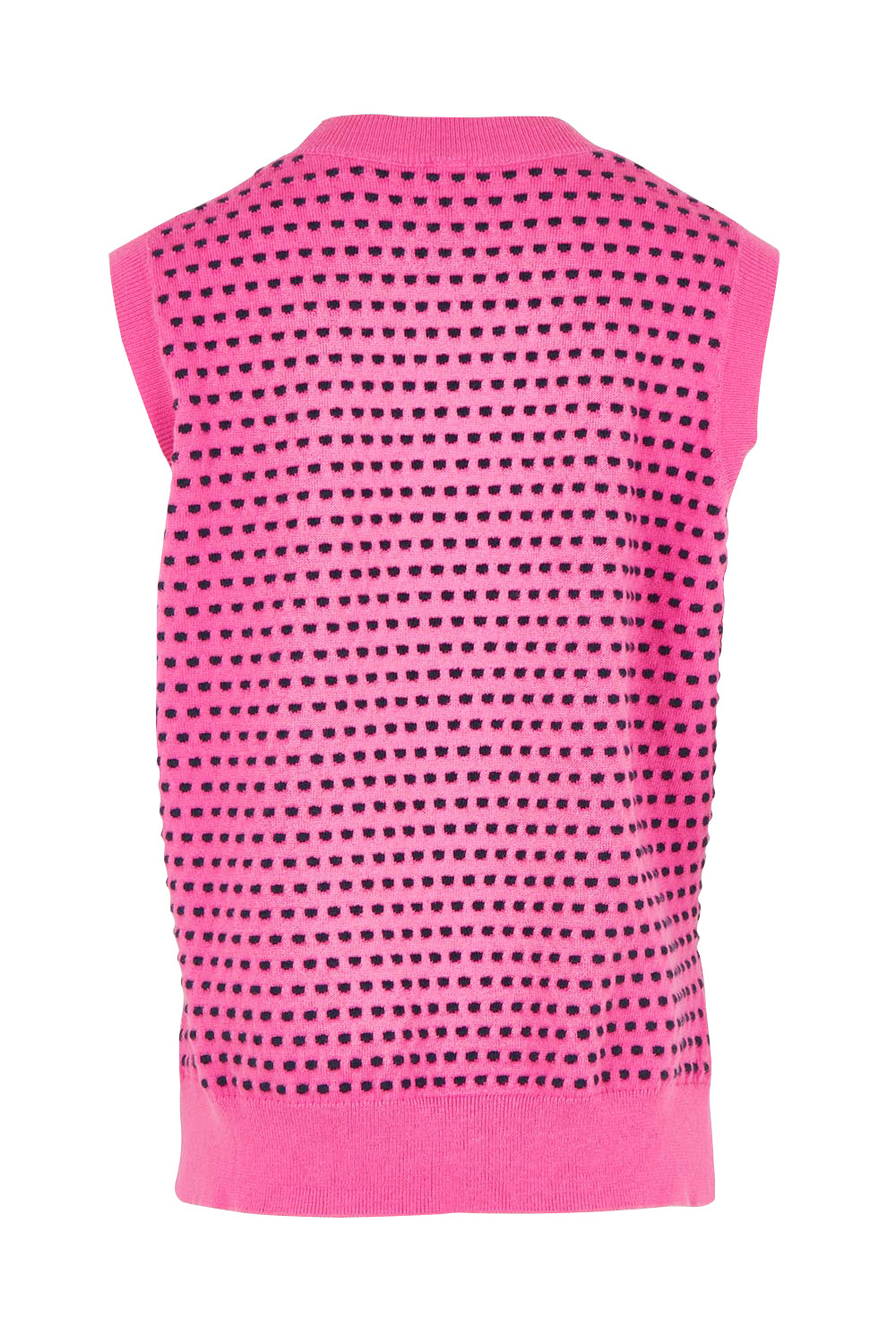 Textured Cotton Cashmere Tank Vest – Cosmos