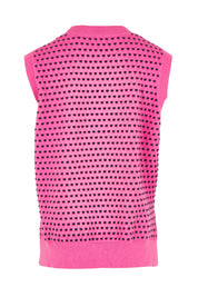 Textured Cotton Cashmere Tank Vest – Cosmos