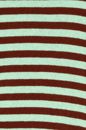 Detail Stripe Cotton Cashmere Crew Knit – Chestnut