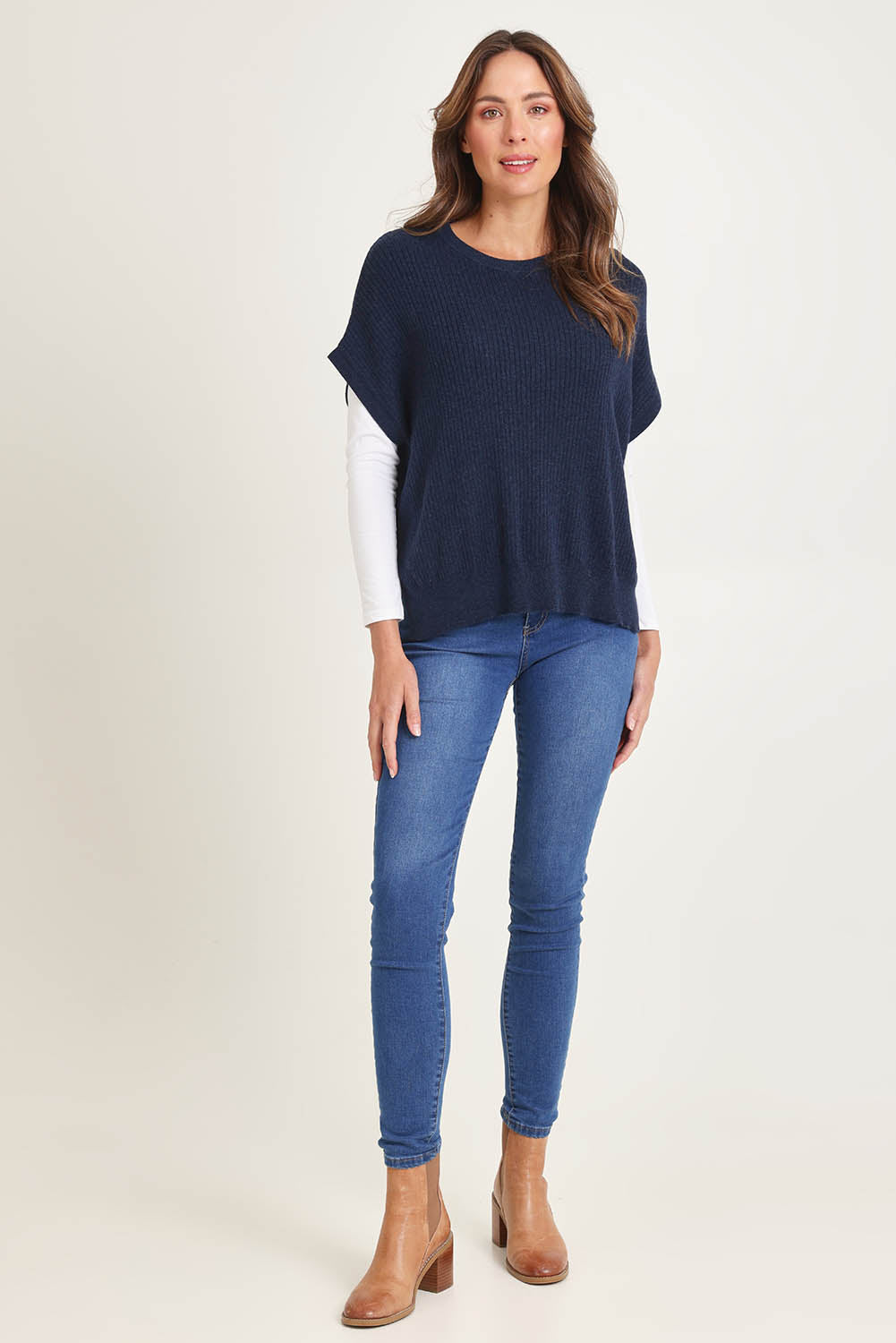 Cotton Cashmere Extended Sleeve Crew – Dkdenim