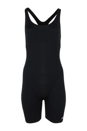 Product shot of the Cottesloe Legsuit One Piece in colour Black (Black), from the front