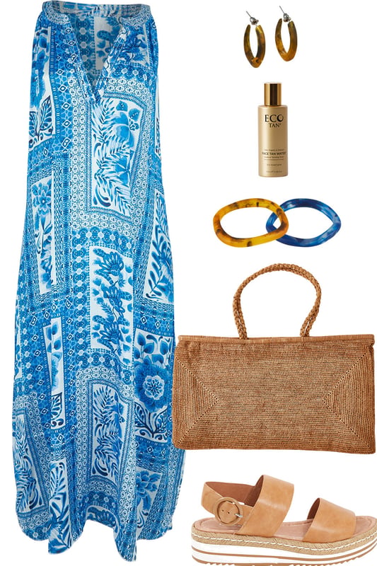 Outfit - Coastal Breeze Maxi Look