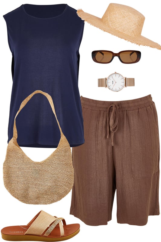 Outfit - Cocoa And Blue