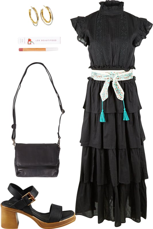 Outfit - Boho Noir Perfection