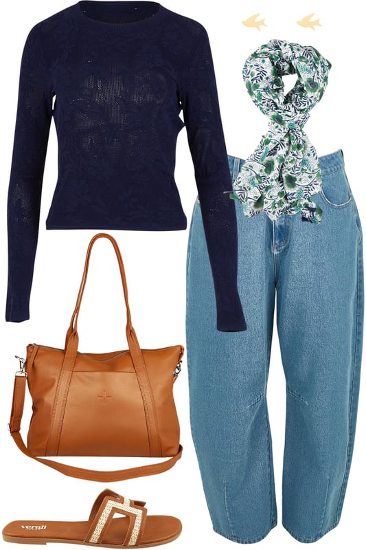 Outfit - Denim &amp; Deep Blue