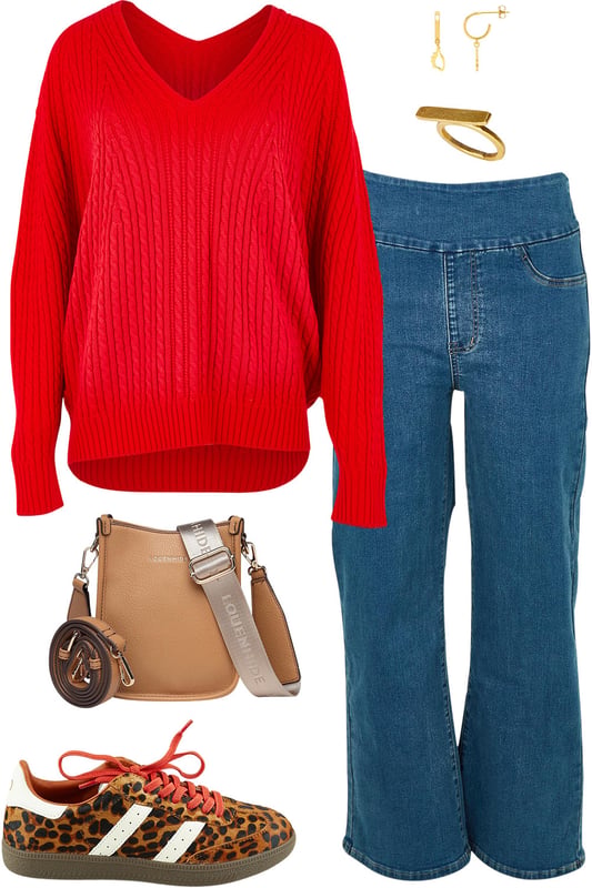 Outfit - Roar In Red