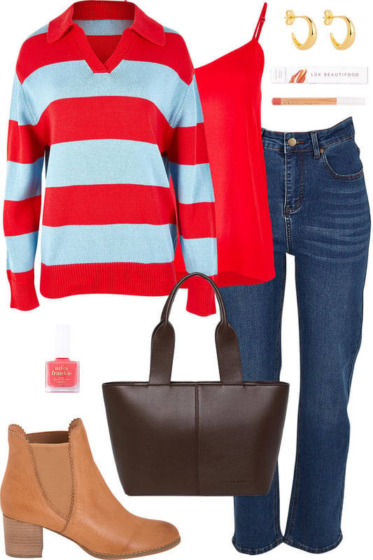Outfit - Candy Stripes &amp; Coffee Dates
