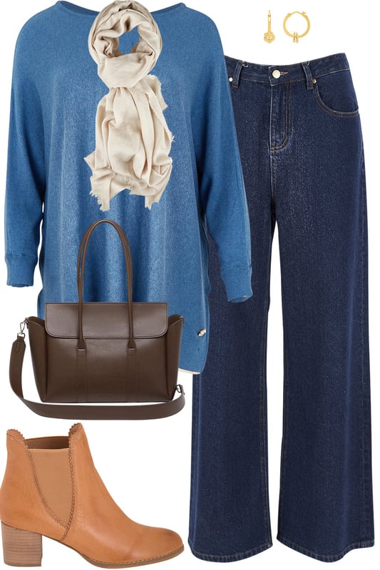 Outfit - Denim Drift Mood