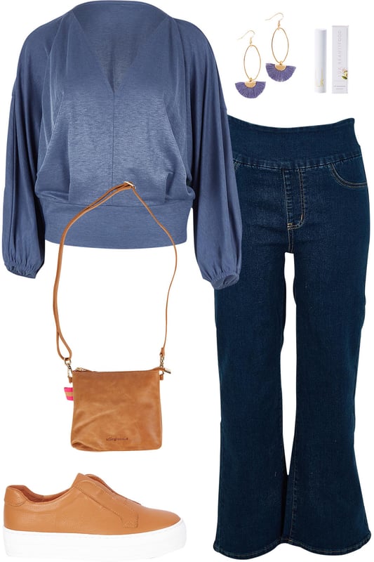 Outfit - Smoky Blue And Soft