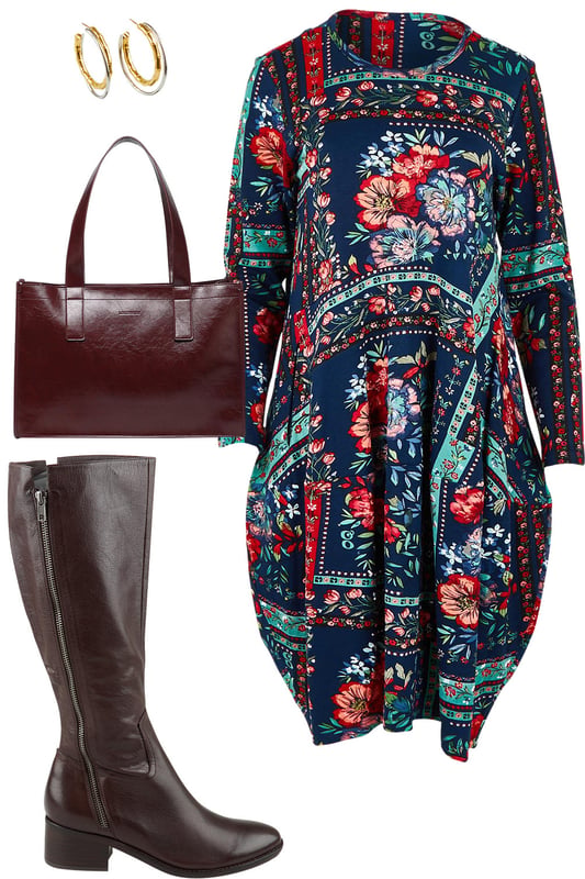 Outfit - Winter Floral Drama