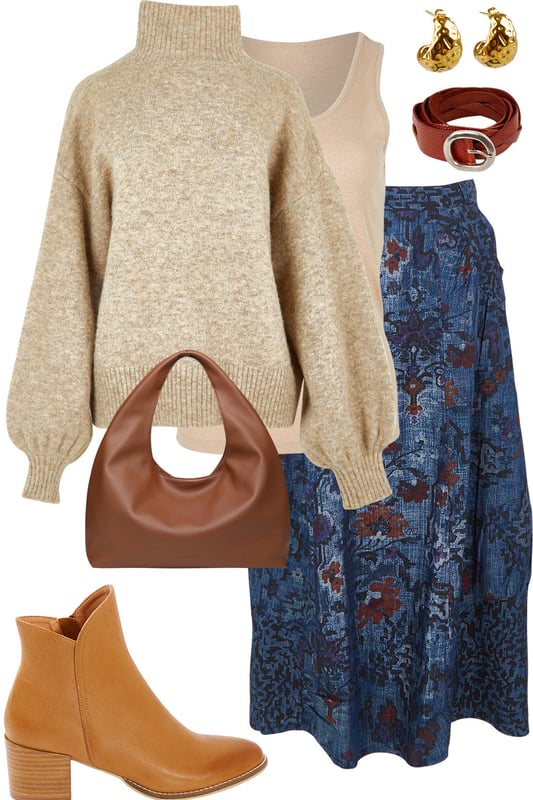 Outfit - Cosy Indigo Charm