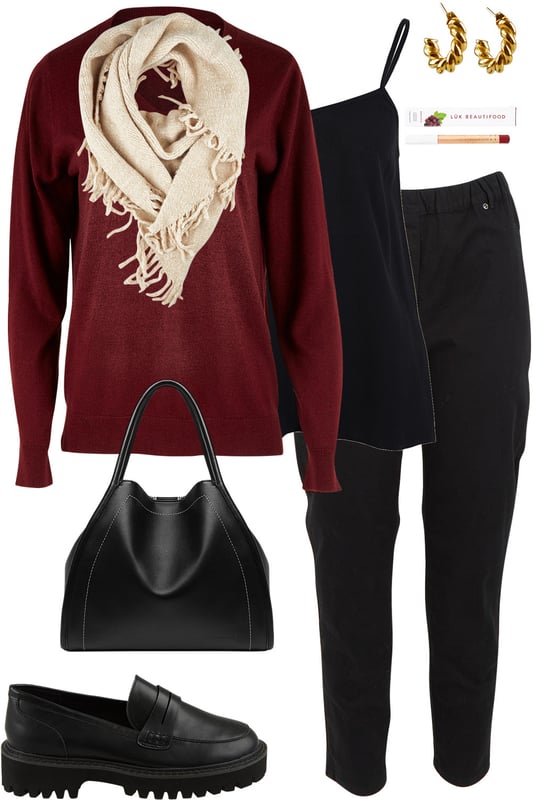 Outfit - Wine &amp; Knit