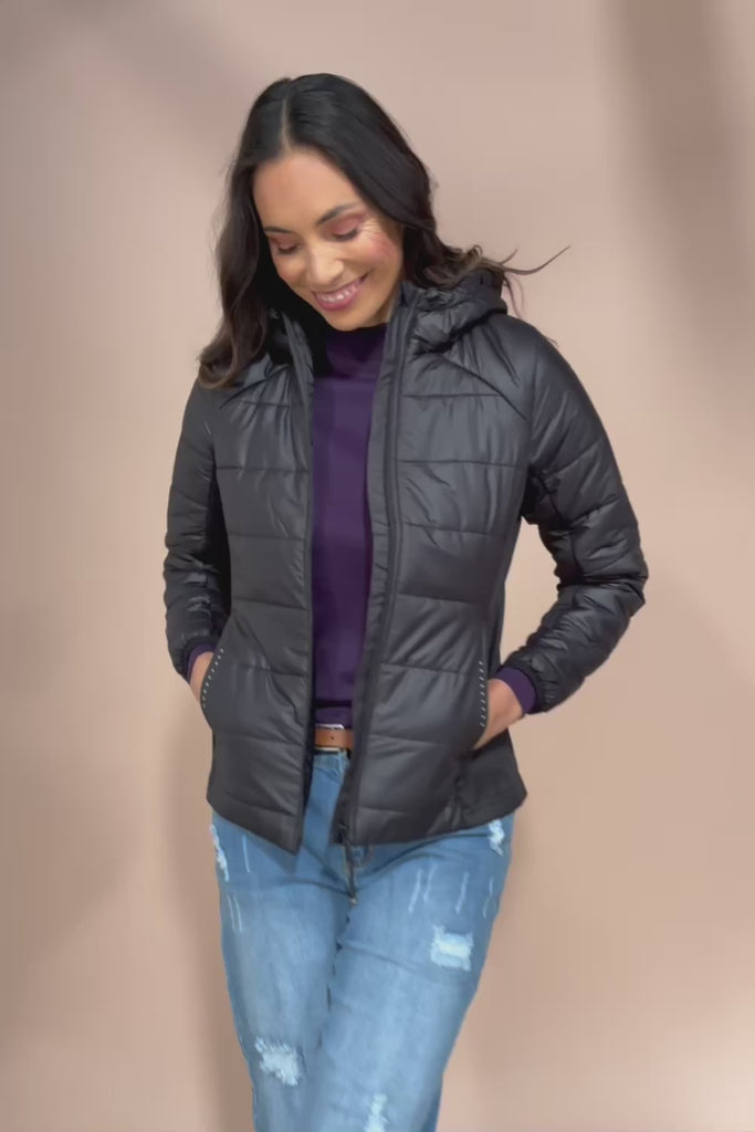 The Keepers Puffer Jacket - Black