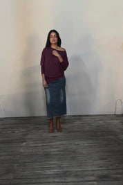 Snuggle Up Jumper - Grape