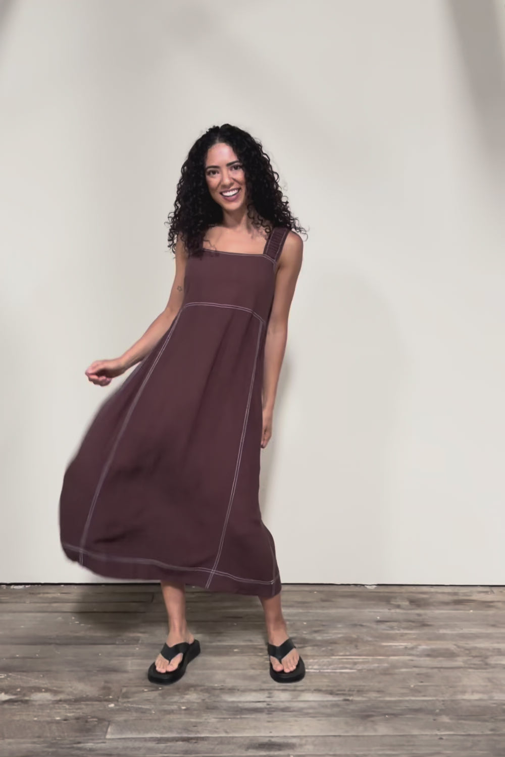 Sage Dress – Chocolate