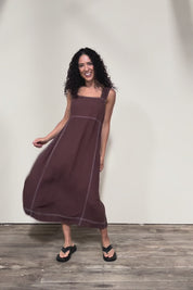 Sage Dress – Chocolate