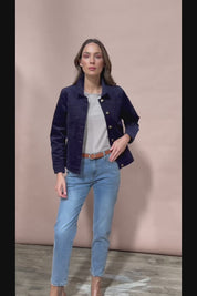The Keepers Cord Jacket - Darknavy