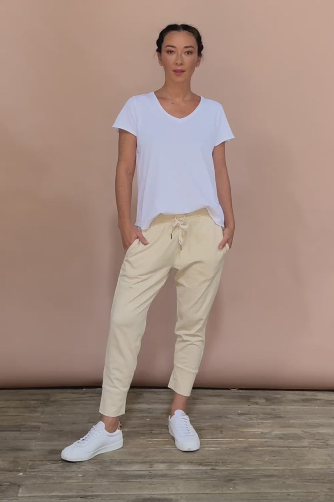 Fundamental Brunch Cotton Pant - Linen