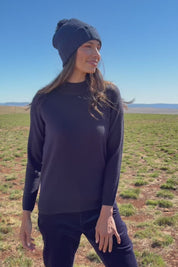 The Super Soft Knit Skivvy – Navy
