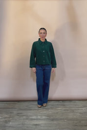 Cotton Corduroy Jacket – Emerald
