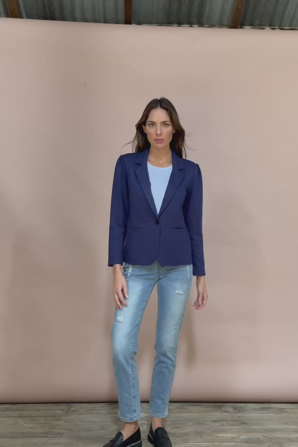 The Ponte Blazer - Navy